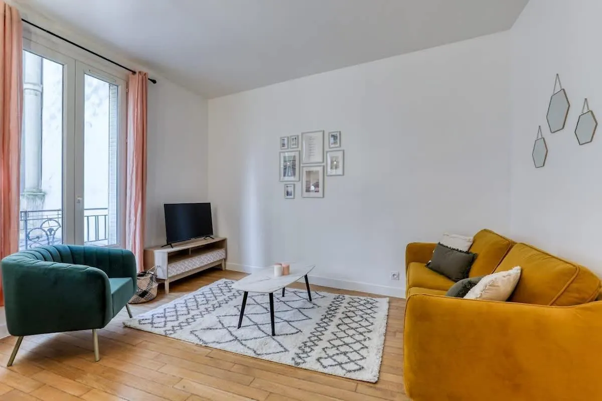 Poissonniere -Cosy Apartment Near Montmartre Paříž